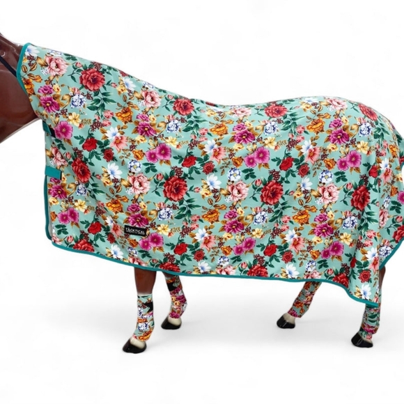 Floral Horse Blanket - Multicolor - Picture 2 of 2